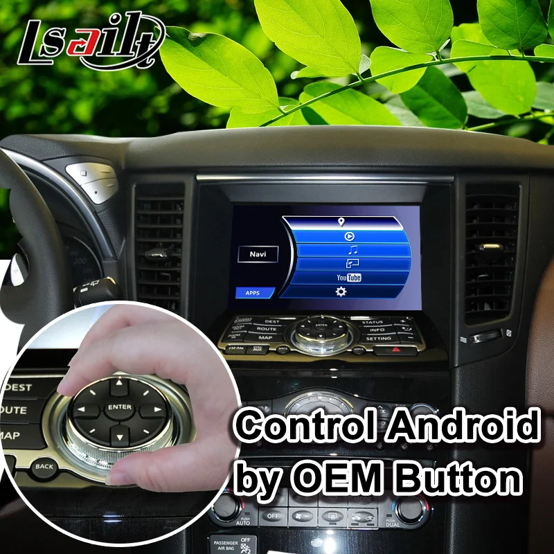 Автомобильный GPS навигатор на Android 9 0 LVDS видео интерфейс для Infiniti FX 35 FX37 FX50