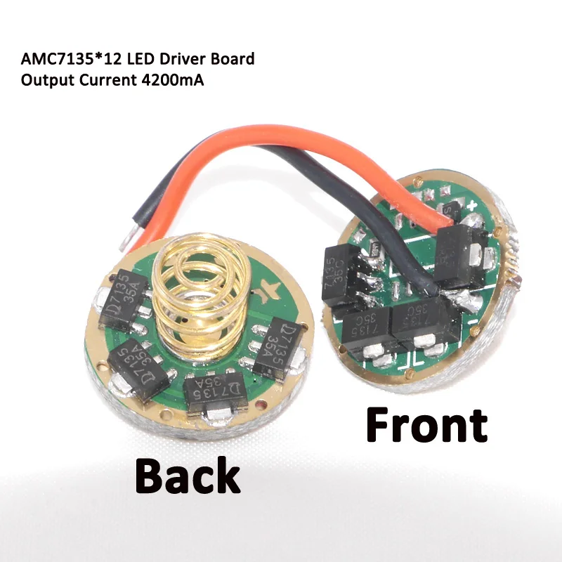 Плата драйвера AMC7135x 8 1 режим 3 режима 5 режимов 2800 мА 17 мм|xp-l hi|board boardxp-l hi v2 |