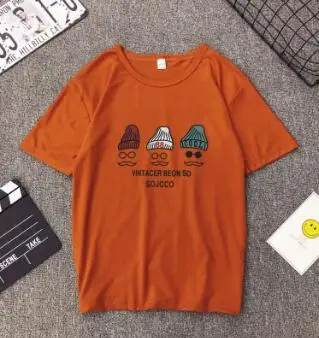 New Cotton Harajuku Aesthetics Tshirt Sexy Funny Cartoon Print Short Sleeve Tops & Tees Fashion Casual T Shirt