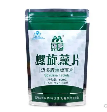 

spirulina organic 100% Pure Natural Organic Spirulina Tablet protein supplements spirulina chlorella powder