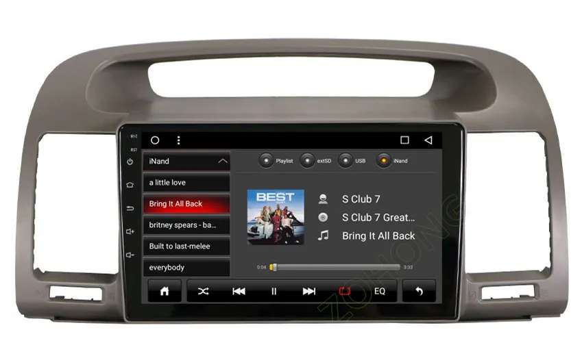 Sale 2.5D 9inch Octa Core Android8.1 For Toyota Camry 2002 2003 2004 2005 2006 CAR DVD Player Navigation gps satnav Radio wifi BT MAP 25