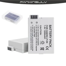2 Pcs LP-E8 LPE8 LP E8 True capacity Battery + 2 Battery case for Canon EOS 550D 600D 650D 700D X4 X5 X6i X7i T2i T3i T4i T5i yello toy 2 lp