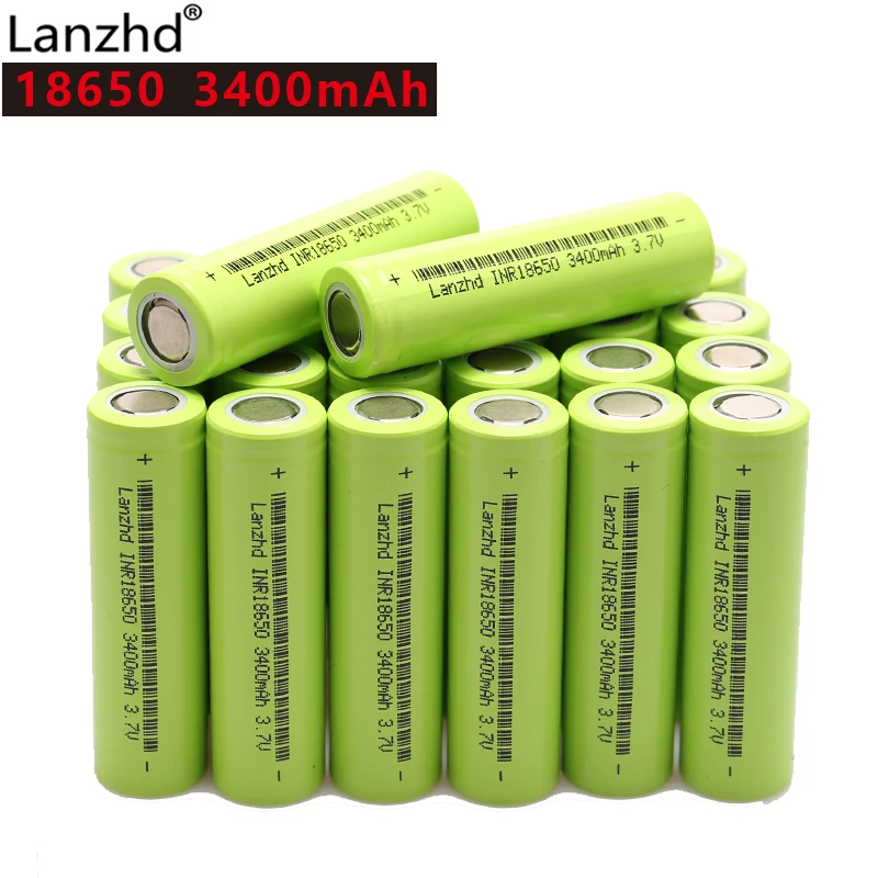 Ceny Nowy 18650 3.7V 3400mAh oryginalny INR18650 akumulator litowo jonowy 30a prąd o dużym napięciu akumulator do laptopa zasilanie mobilne notebook (10 40)