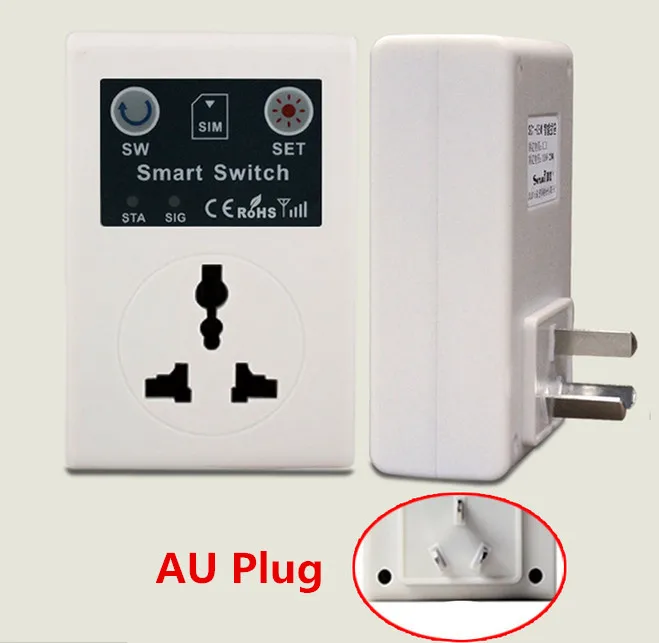 Universal!! SC1-GSM 110V-220V UK/AU/EU Plug Cellphone Phone PDA GSM RC Remote Control Socket Power Smart Switch