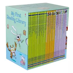 50 книг/набор Usborne My First Reading Library книги с картинками на английском учебном английском языке книги для детей изучение слов книги