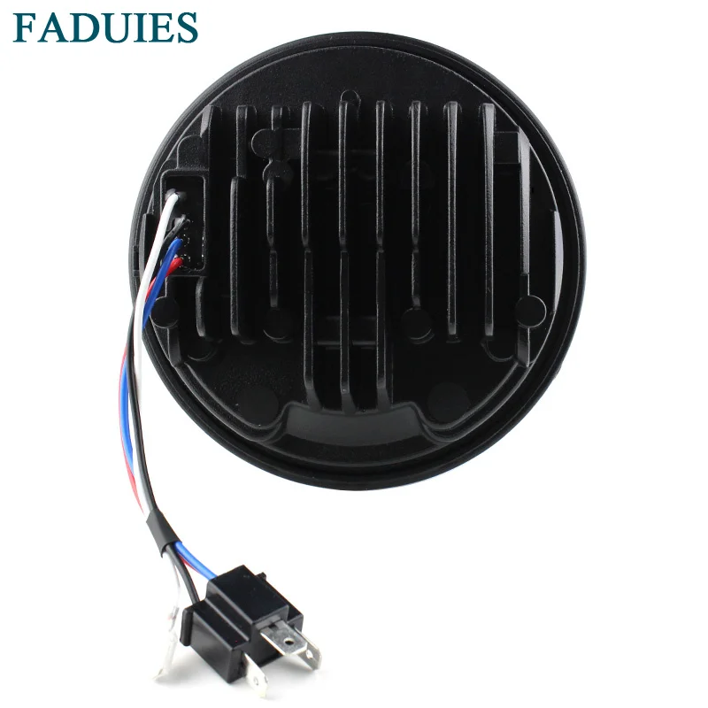 FADUIES 2018 New Motos Accessories 5.75 Adaptive Headlight Motorcycle  for Harley 5-34 Motorcycle Black Projector Daymaker (6)
