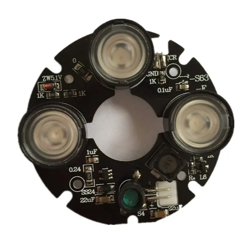  3 array IR led Spot Light Infrared 3x IR LED board for CCTV cameras Accessories - 33020356127