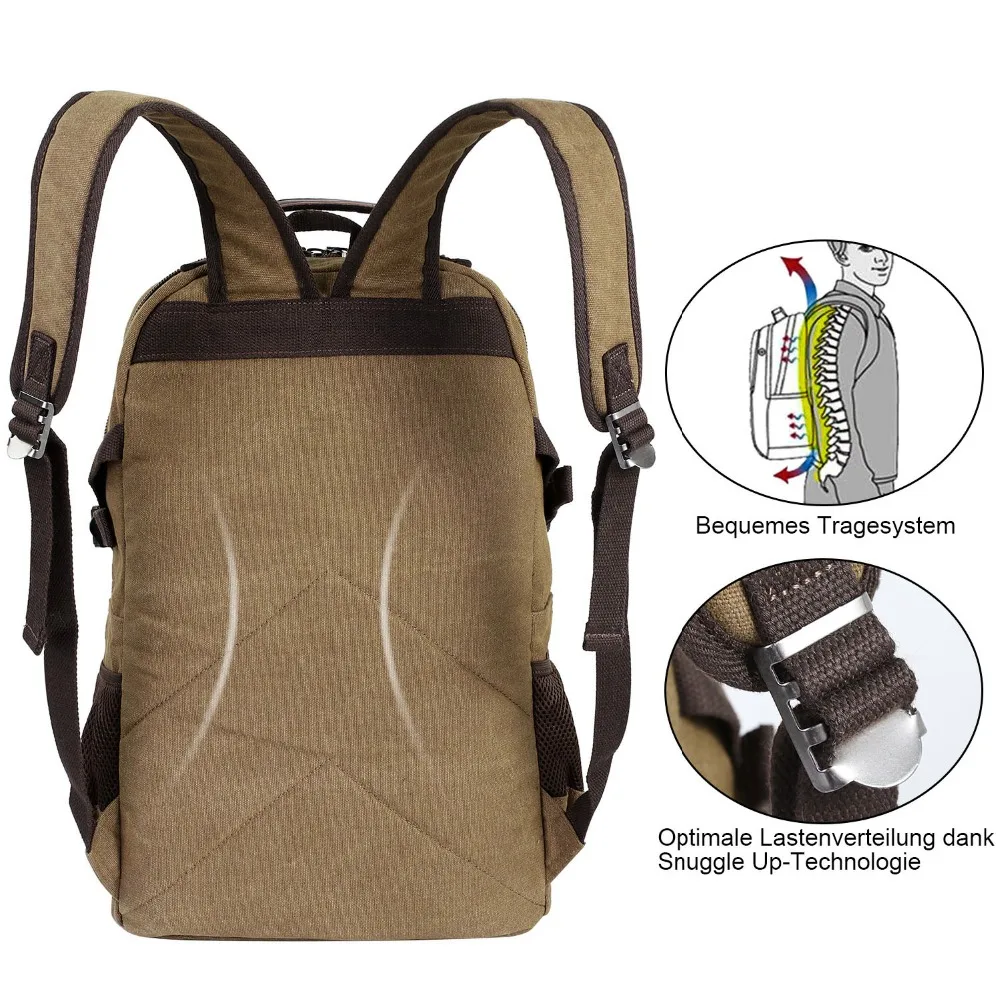 Outdoor Travel Mountaineering Men's Backpack Vintage Canvas Bagpack School Bags Large Capacity Laptop Backpacks Boys Mochila (7)