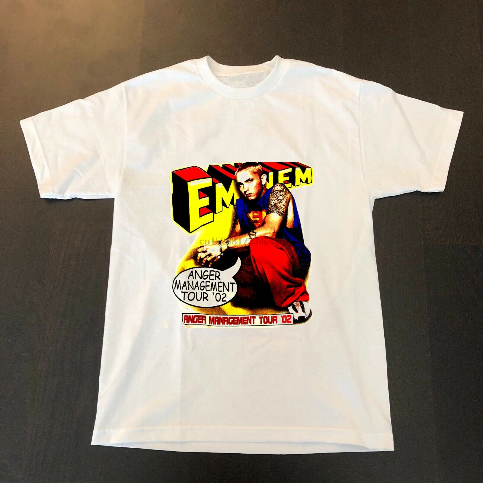 

Vintage Eminem Anger Management T-Shirt 2002 Ludacris Xzibit Rap Hip Hop Rare O-Neck Fashion Casual High Quality Print T Shirt