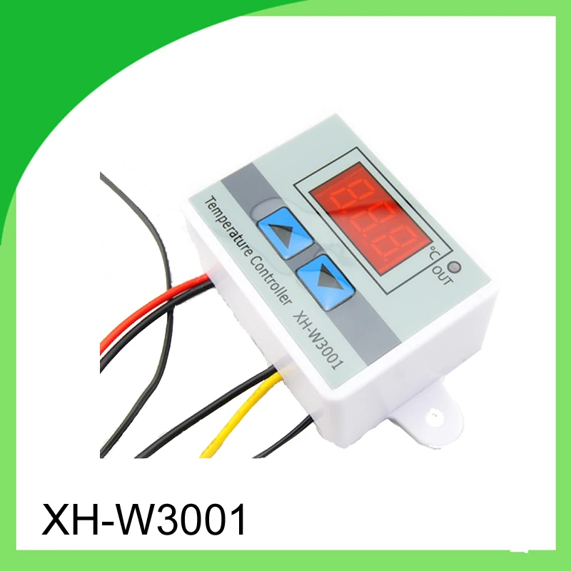 

1PCS 220V XH-W3001 Temperature Controller Digital LED Temperature Controller Thermometer Thermo Controller Switch Probe 12V