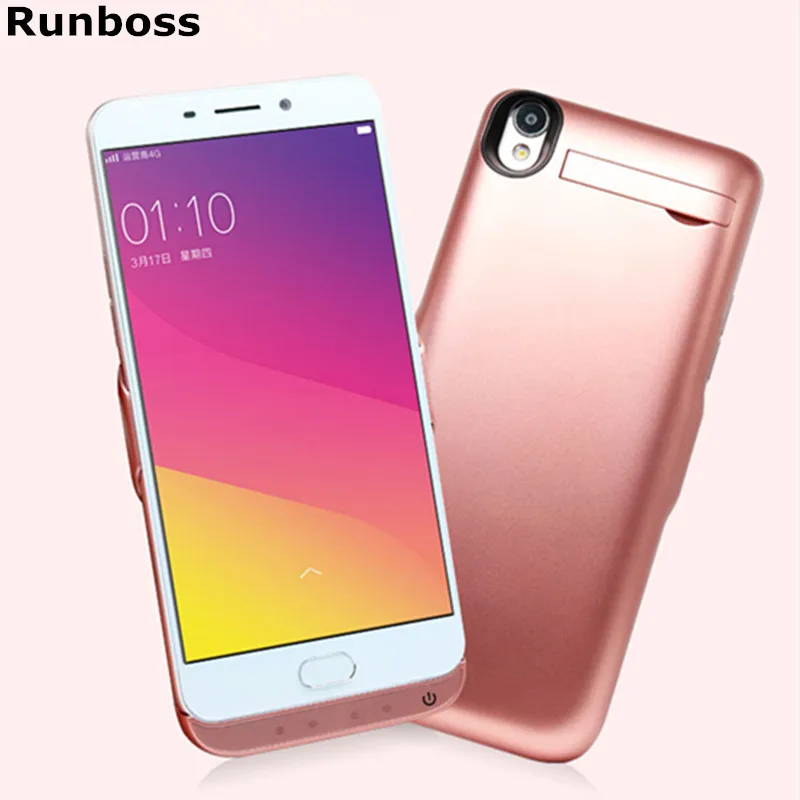 

For OPPO R9 Power Case Runboss 6500mAh External Battery Power Bank Case For OPPO R9 Backup Case