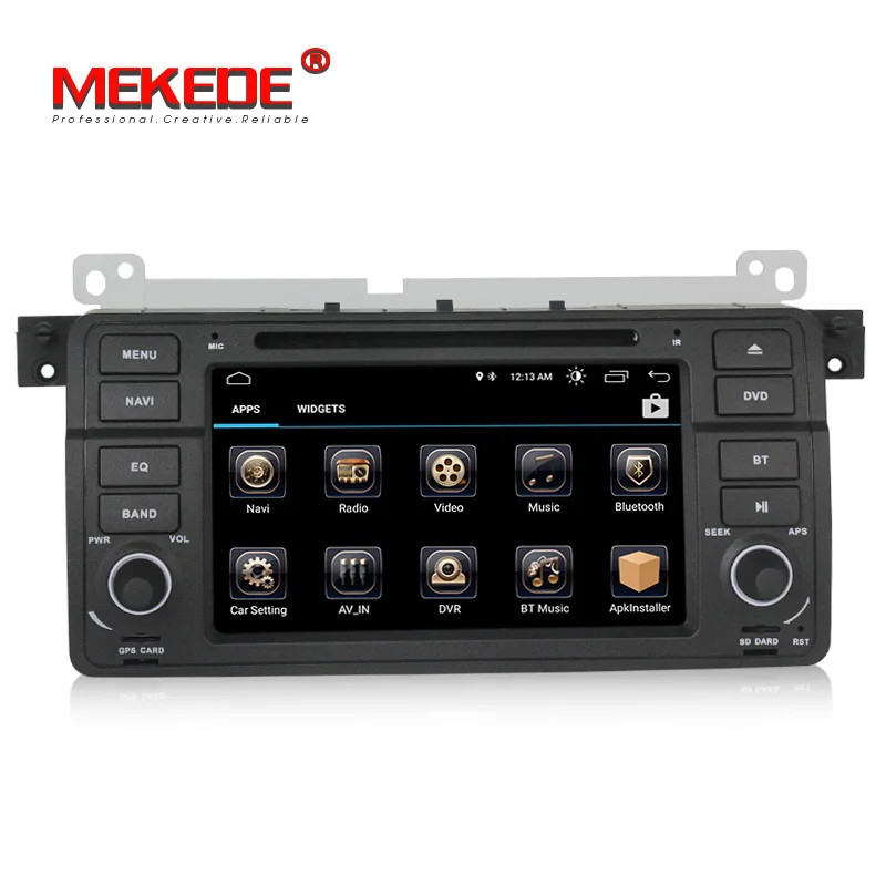 Clearance MEKEDE free shipping Quad Core  Android 8.1 car DVD multimedia player For 1din BMW E46 M3 with wifi GPS navigation BT radio 2