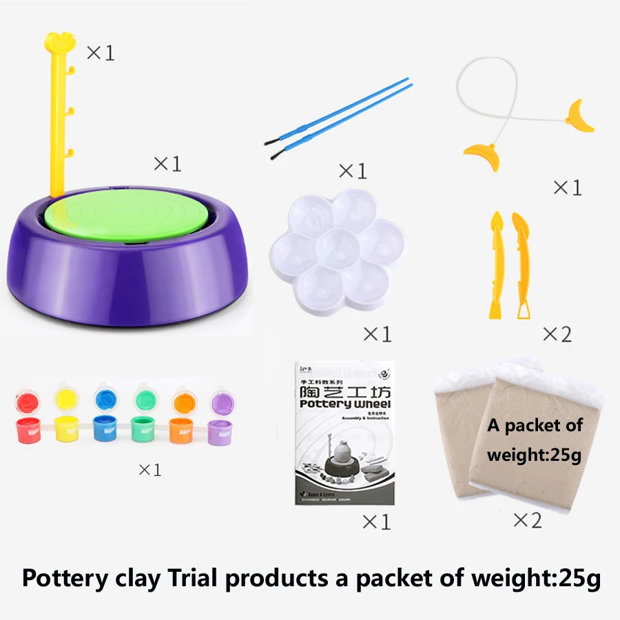 Мини Diy Ручная Керамическая гончарная машина для детей, игрушки для мальчиков и девочек, керамические колеса для рукоделия, детские игрушки, лучший подарок