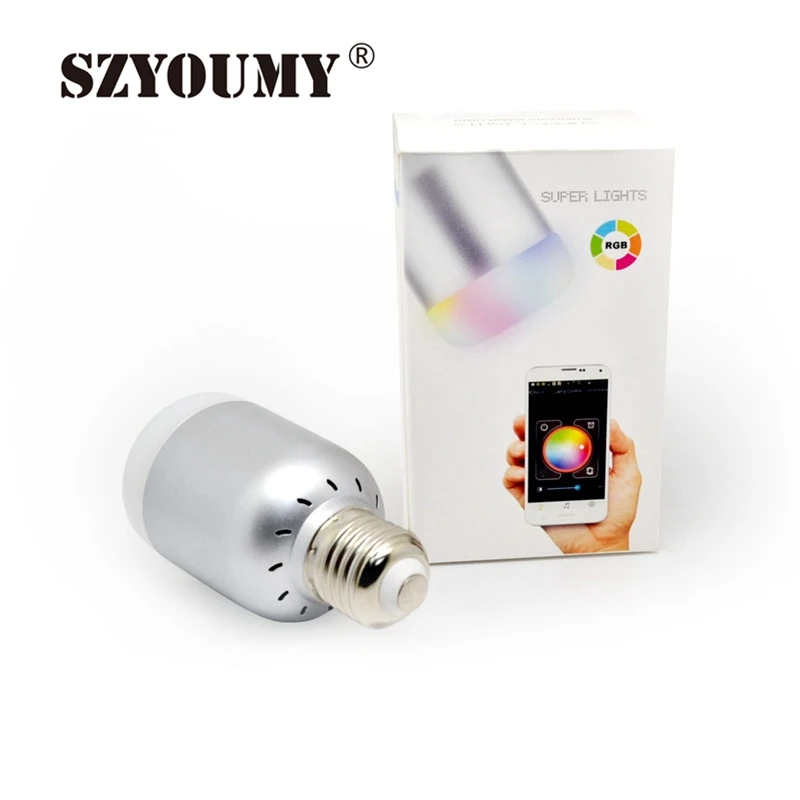 SZYOUMY 20pcs App Enabled Bluetooth Wireless Bluetooth 4.0 RGBW Energy