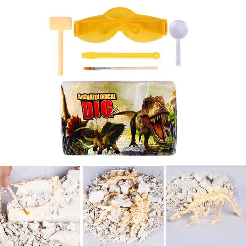 

Dinosaur Excavation Toy Ultimate Dinosaur Science Kit Dig Up Dinosaur and Assemble a T Rex Skeleton Small Jigsaw Puzzles Toys