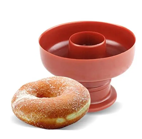 5pcs/lot DIY Plastic Donut Mold Doughnut Desserts Cutter Maker Useful Home Kitchen Bakery Donuts DIY Model Biscuits Mold