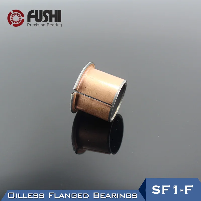 DINGGUANGHE-CUP Flanged Bearings SF-1 5Pcs Oilless Bushing Bearing SF1-2810 SF1-2812 SF1-2815 SF1 Self Lubricating Composite Bearings Industrial Products Size : SF1 2830 