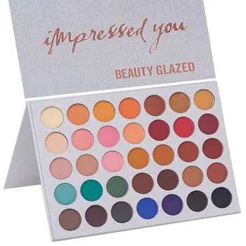 

Beauty Glazed Studio Matte Eyeshadow Powder Palette 35 Color Shimmer Highlighter Glitter Make up Pigment Eye shadow Pallete