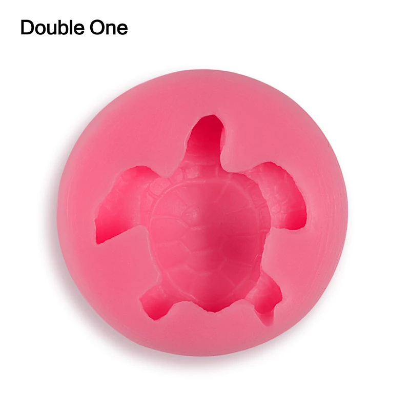 Черепаха силиконовая полимерная форма Черепаха Животное Милые 3D украшения формы сделай сам, поделки ручной работы инструмент