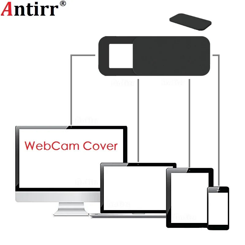 

1pc Ultra Thin WebCam Cover Shutter Camera Lens Shield Slider Plastic Privacy Protection Sticker For iphone Android smartphone