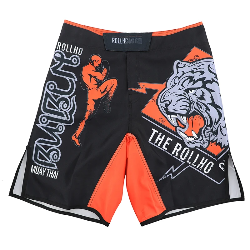 MMA борьба спортивные шорты с принтом для мужчин UFC MMA Training фитнес джитсу пляжные шорты бег Муай Тай летние дышащие шорты мужской