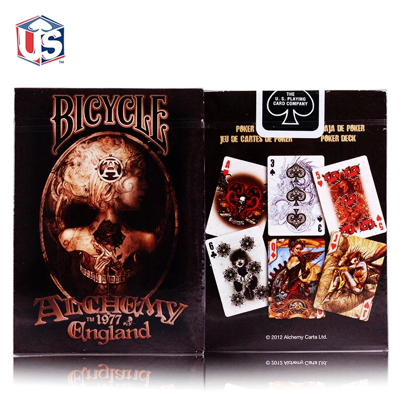 

New Magician's Favorite Original Alchemy England Deck Playing Cards Advanced Paper Poker Magic Tricks Gift Collection Poker