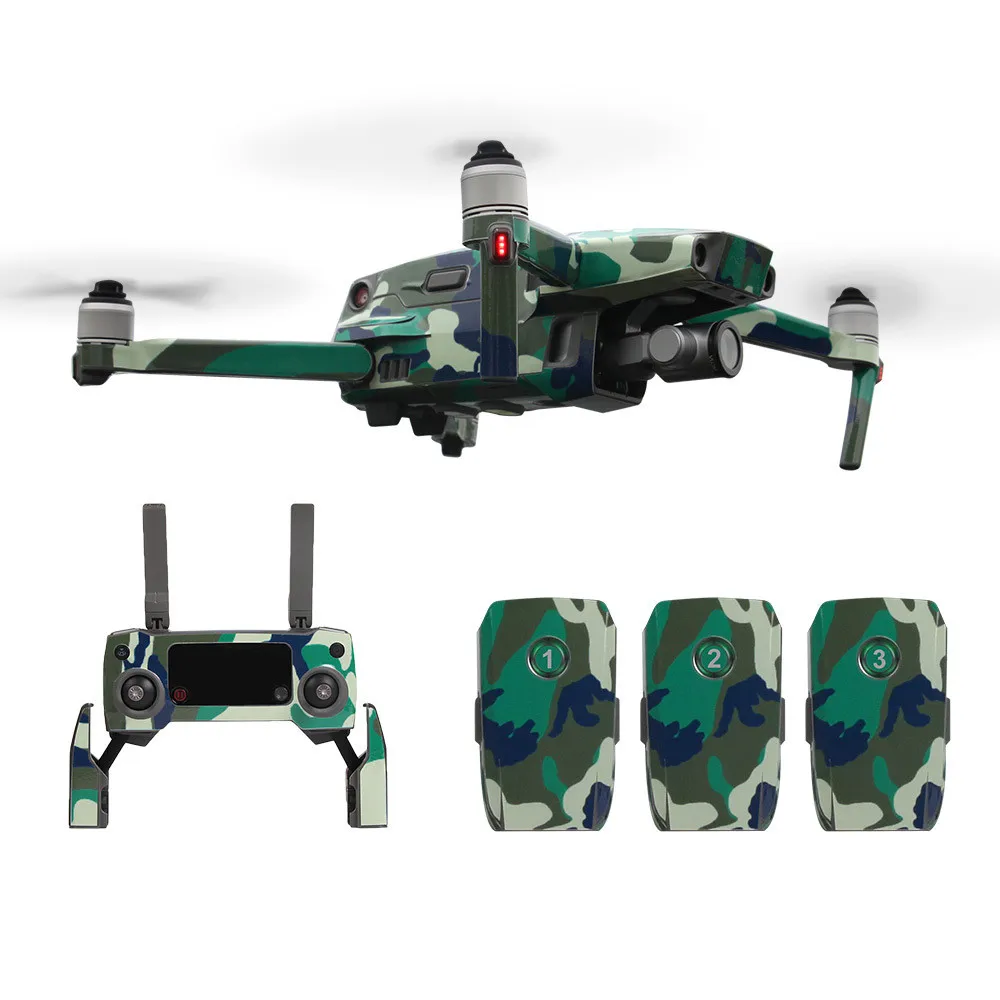 

Camouflage Sticker Decal for DJI Mavic 2 Pro & Zoom Drone Body Arm Battery And Remote Controller Full Set Skin Cover Protector