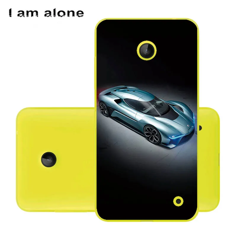 Чехлы для телефонов I am alone для microsoft Nokia Lumia 630 4,5 дюйма, жесткий пластиковый мобильный Модный Цветной чехол для Nokia 630 - Цвет: PC S12