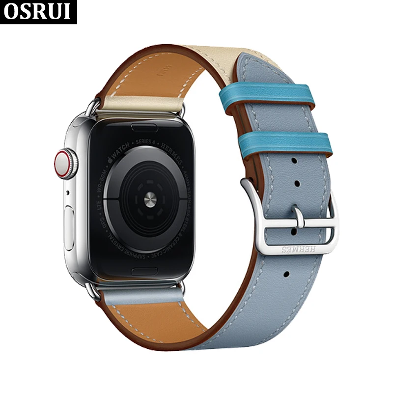 

Leather strap for apple watch band 42mm 38mm 44mm 40mm apple iwatch 4 strap 3 2 wrist watchband bracelet belt correa Accessories