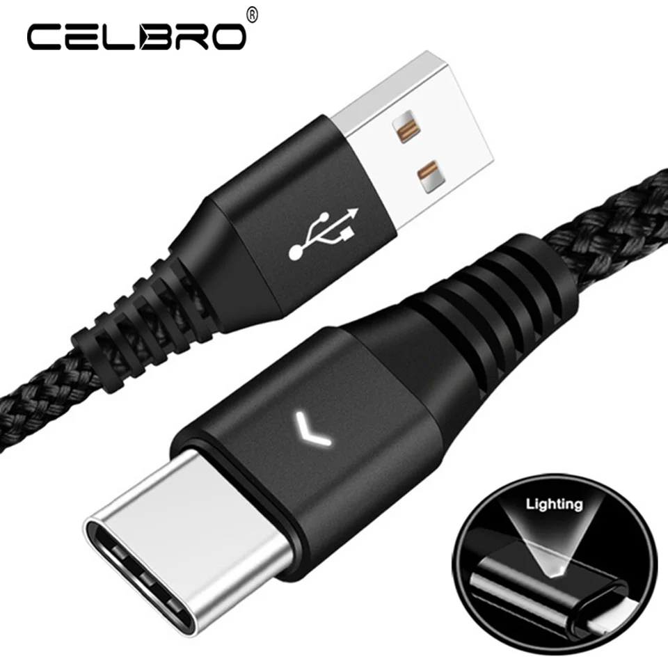 

Usb Type C Charge Cable 2.4A Usb-C Kabel for Huawei Honor 10 20 Xiaomi Mi 8 9 Pro 6 LG Nintendos Nintendo Switch Charger Cord 2m