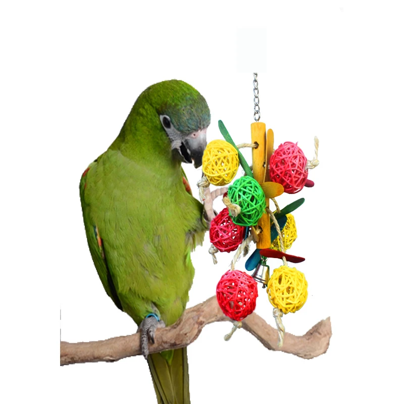 Colorful bird toy for small and medium parrots or other Bird pet toys