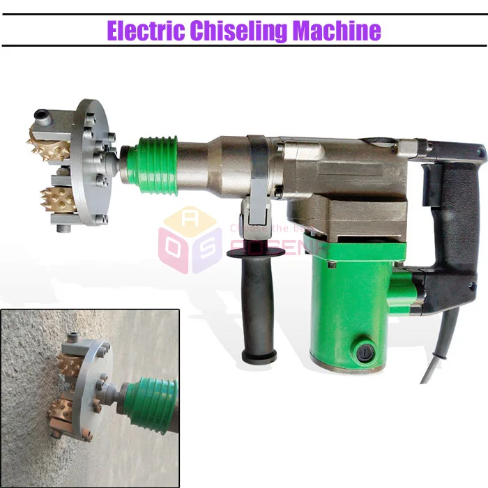

220V Hand-held Electric Hammer Electric Chiseling Machine Concrete Pavement Bridge Tunnel Wall Facing