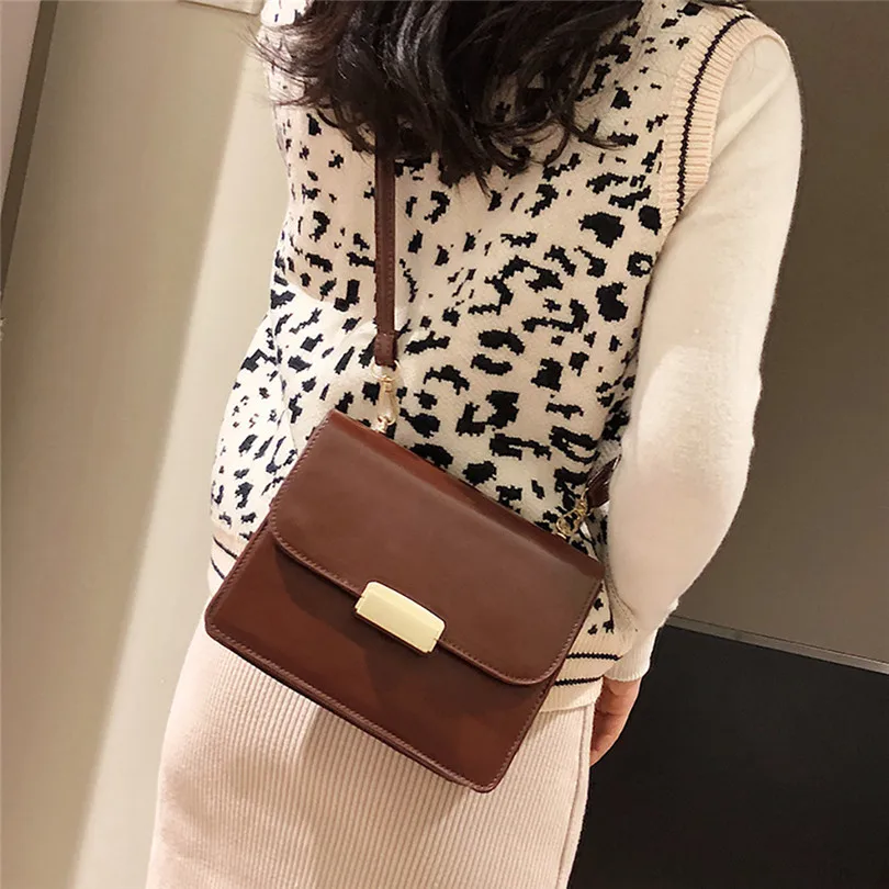 

AOTIAN Women Fashion Small Square Bag Wild Shoulder Bag Korean Style Messenger Cross Body Bag For Ladies Students A30