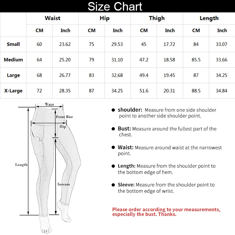 Size Chart Temple