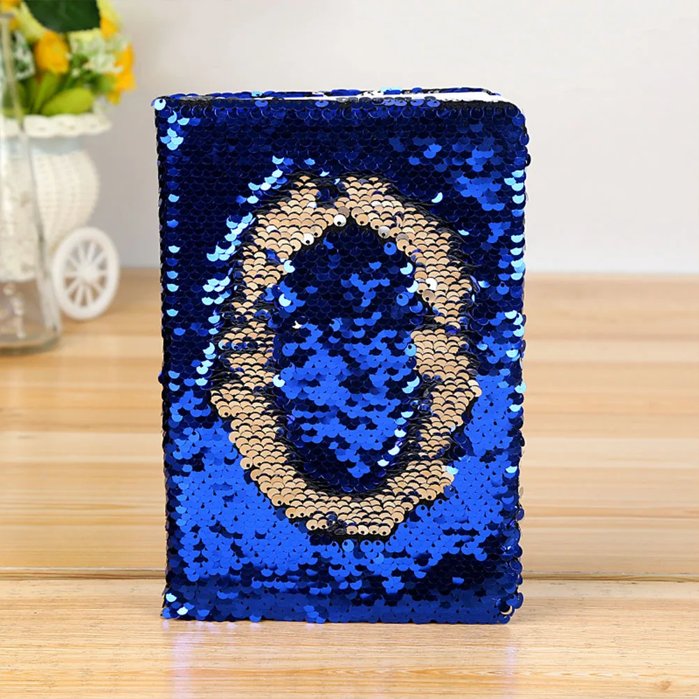 

Stationery Daily Memo English Letter School Office Fashion Notebook Smooth Writing Eye-protect Gift Colorful Exquisite Sequins