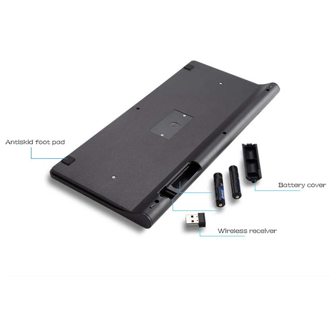 

NOYOKERE Nice Automatic Pairing USB Wireless 2.4GHZ Keyboard Mouse Set Adjustable DPI Comfortable Keyboard Set For Computer PC