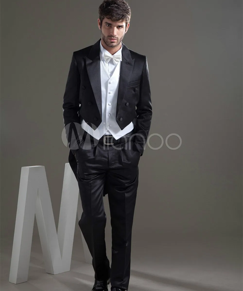 piece suits wedding groom tuxedos 