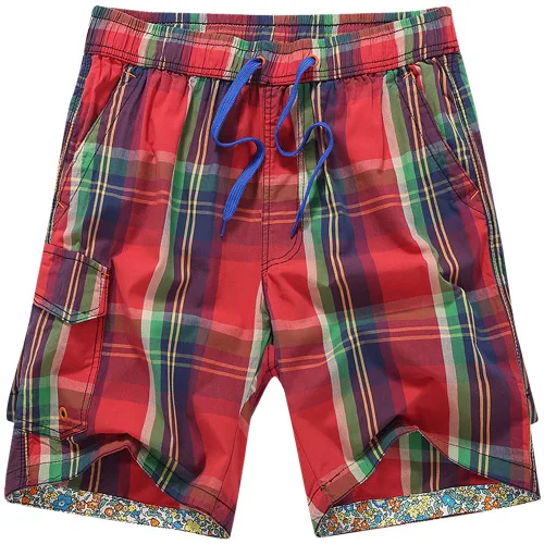 

PENERAN Beach Shorts Men 2019 Surf Shorts Man Print Vintage Dry Fit Male Swimming Trunks Holiday Swimwear Mens Brand 3XL Red New