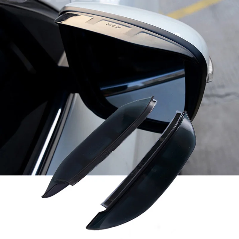 

For Nissan Rogue X-Trail T32 Qashqai J11 2015 2016 2017 Car Rain Eyebrow Frame Rearview Mirror Covers Auto Exterior Accessories