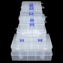 Пластиковая коробка для хранения с несколькими сетками, чехол-контейнер, отсеки для держателей, рыболовная приманка, крючок, рыболовная снасть, прозрачная коробка для хранения