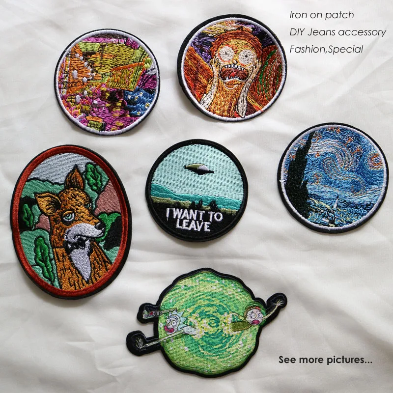 Hat Badge Rhinestone Patch Clothing Stickers Garment Applique Iron-on Patches