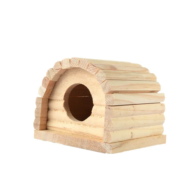Holz Haus Für kleine Haustiere bett Holz Hamster Haus Spielzeug