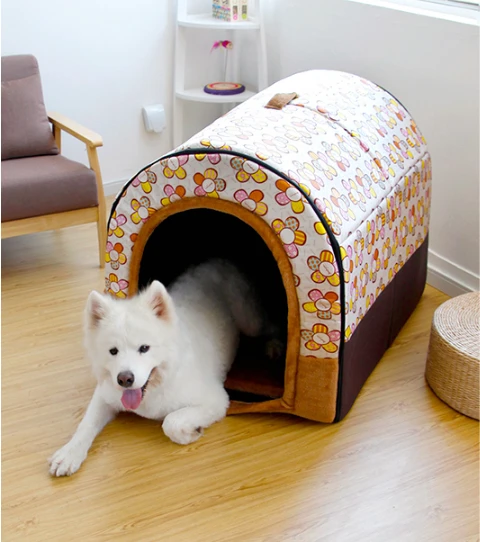 large covered cat bed