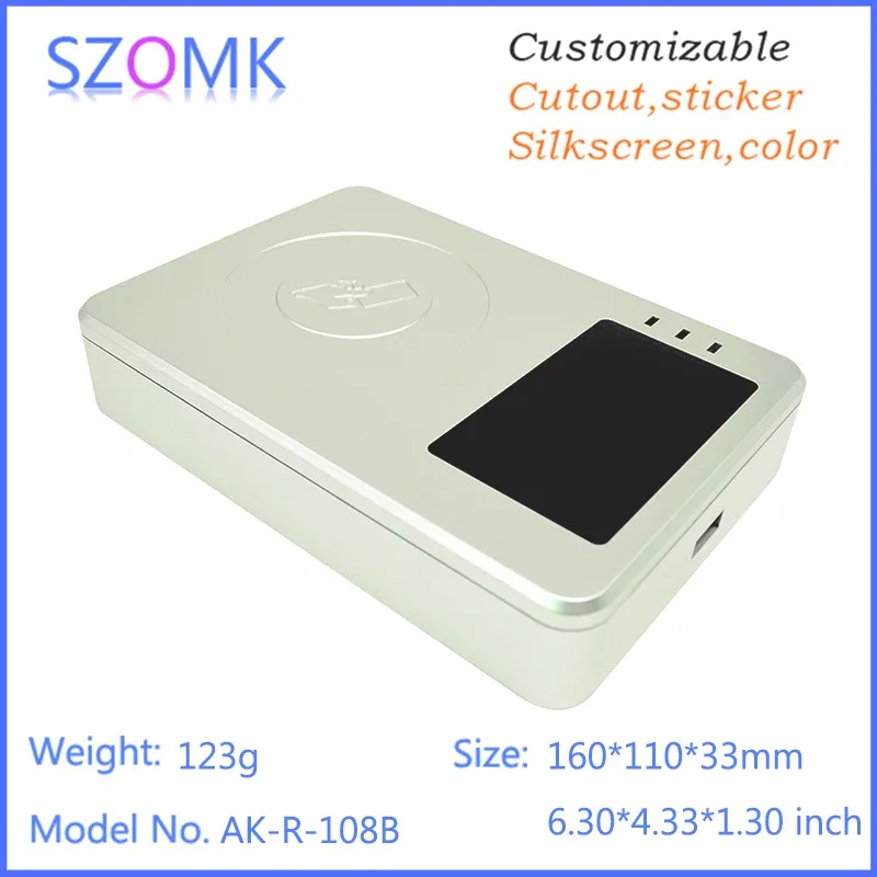 szomk IC card reader plastic enclosure for electronics project plastic sensor junction box distribution box instrument case plastic housing for pcb (2)