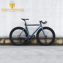 Fixed Gear Bike 55cm DIY 700C Aluminum alloy Track Bike Bicycle with 70mm wheel rim 700C bicycle Smooth Welding frame single speed bike frame 700c 48 51 54 58 51cm fixed gear bike frame visa trx999 road bicycle frame aluminum alloy frame