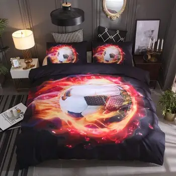 

Sports Series World Cup Football Home Textile Bedding set with pillowcases 3pcs