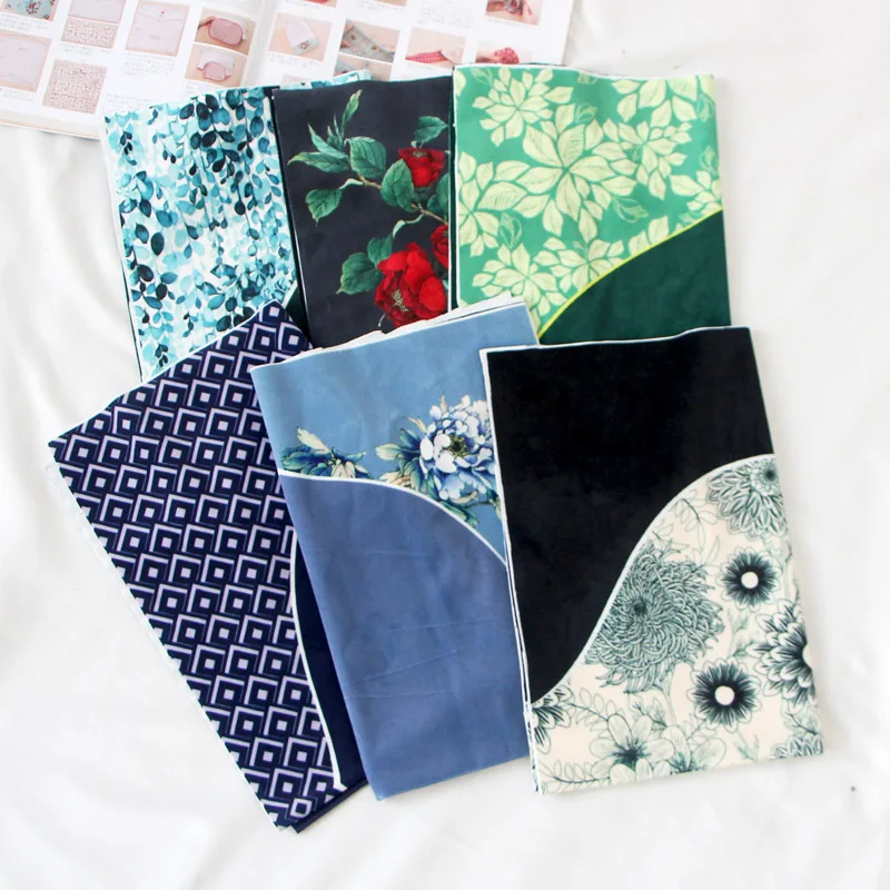 

40*60cm Gold velvet flower diy bag upholstery fabric cloth for sewing craft material pattern fabric textile tissu patchwork new