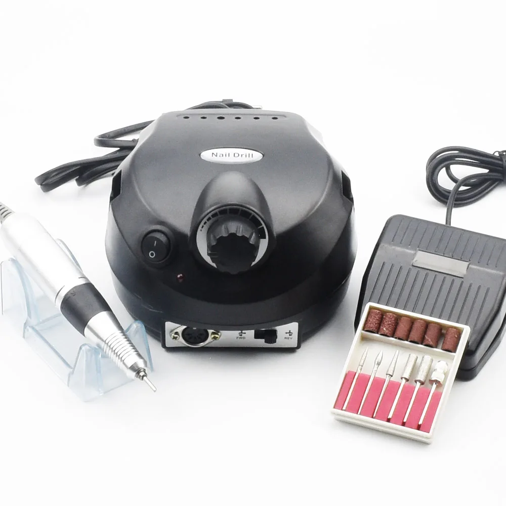 Electric Nail Drill For Nail Art Gel Polish Pro 30000RPM Manicure Machine Kit Pedicure File Remove