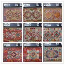 Натуральный ковер из натуральной шерсти, прошитый вручную, для жизни gc131Afghan01yg22