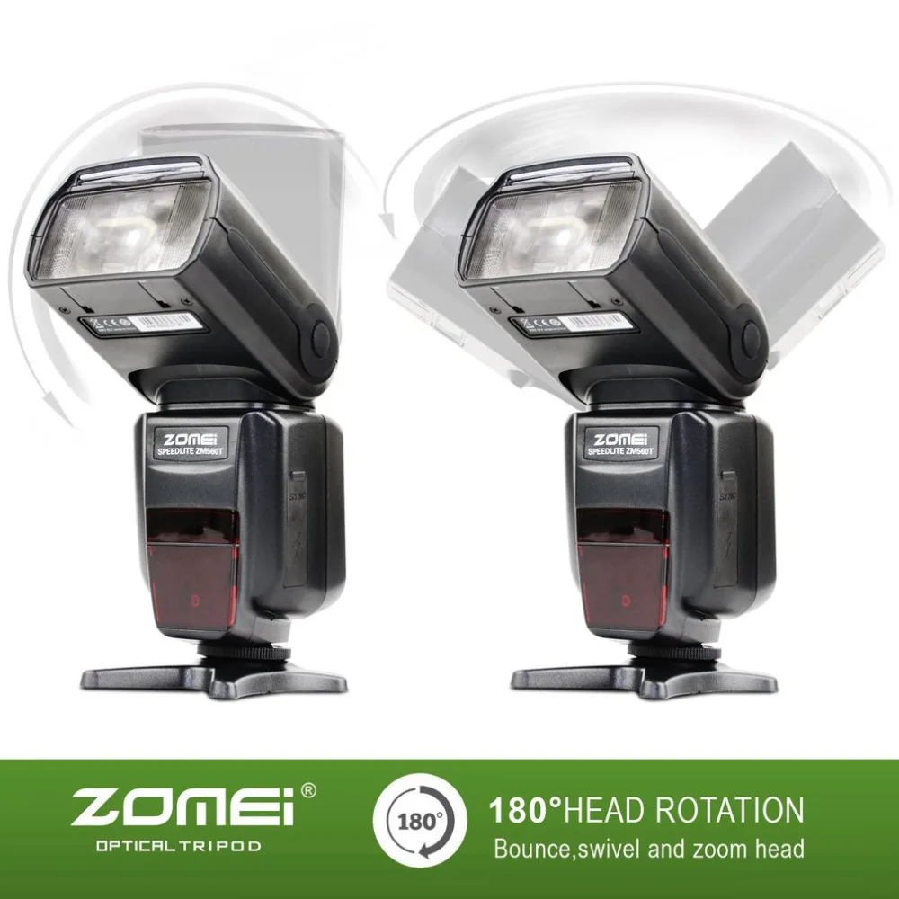 

Zomei ZM560T Professional High Speed External Flash Flashlight Flashlite Speedlite With E-TTL Wireless S1 And S2 Modes For Canon